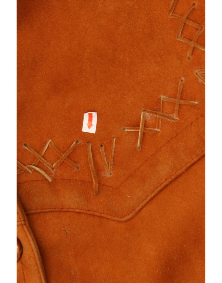 Vintage Dame Oversized Shearling Coat UK 18 XL Brun