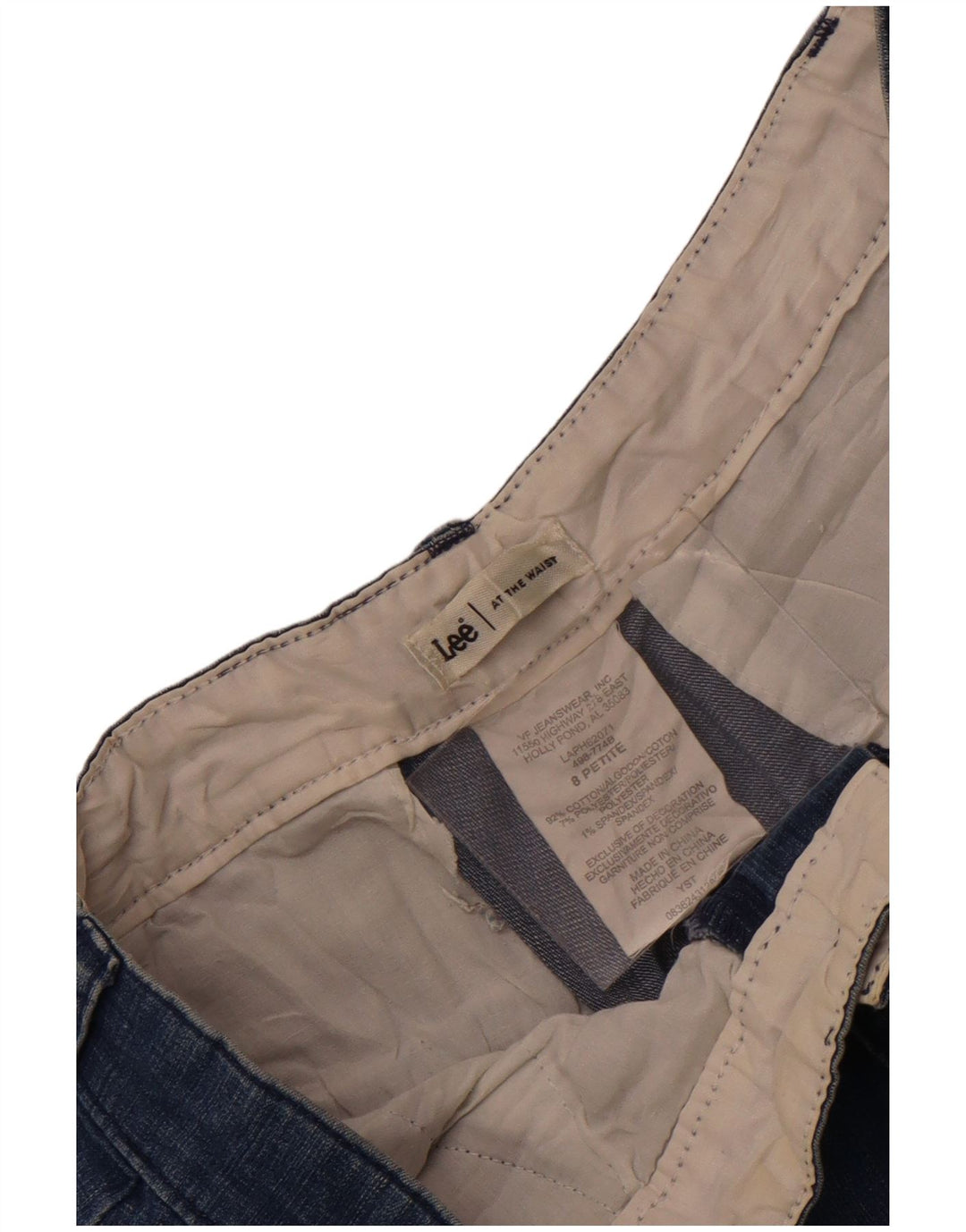 Lee Dame Petite Capri Jeans US 8 Medium W30 L18 Blå Bomuld