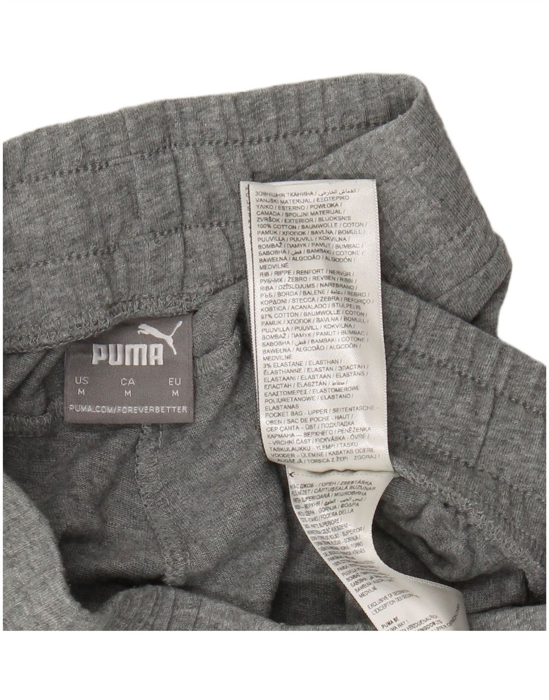 PUMA træningsdragt til kvinder Joggers UK 14 Medium Grey Bomuld