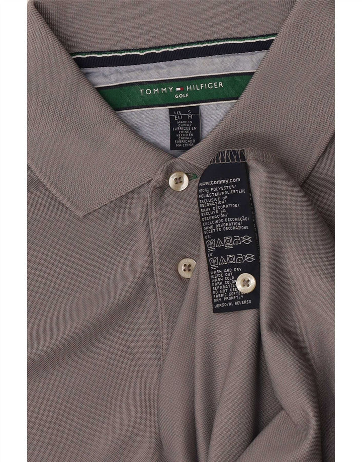 Tommy Hilfiger herre poloshirt mellemgrå polyester