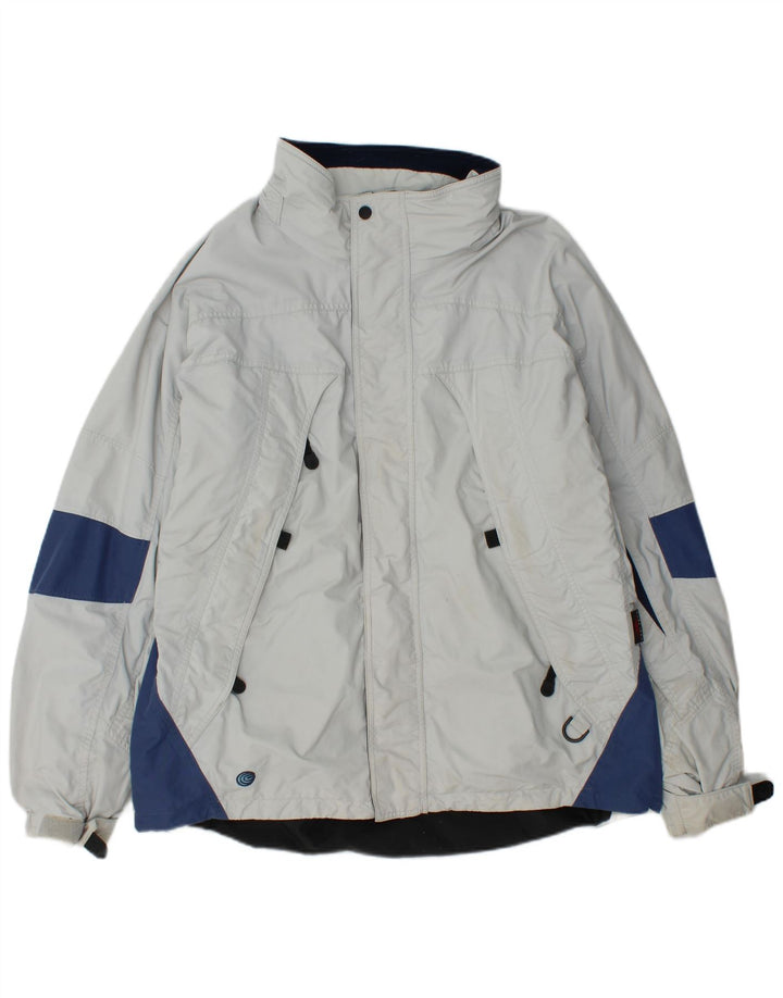 Columbia Herre Windbreaker Jacket UK 40 Large Blue Colourblock Nylon