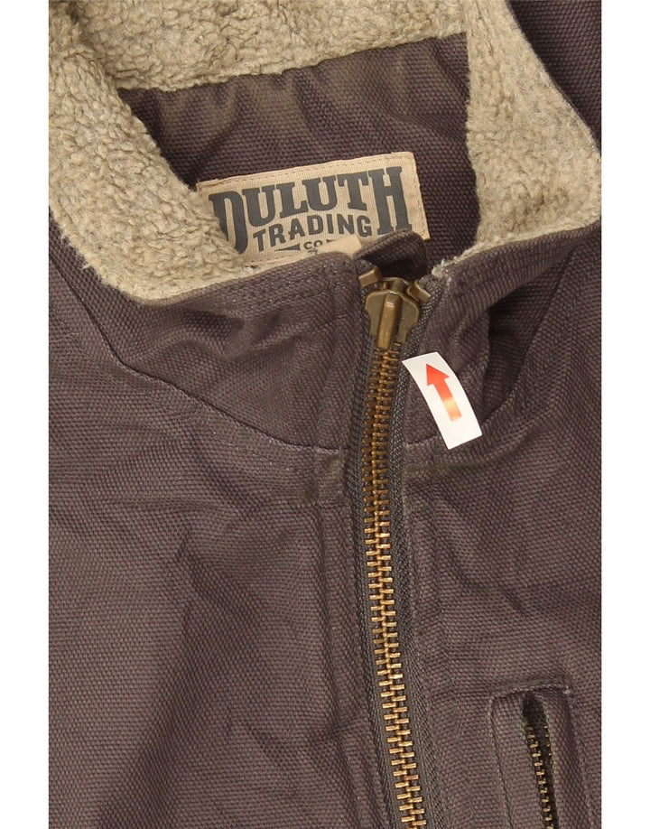 Duluth Trading Herre Utility Gilet UK 36 Small Brown Cotton
