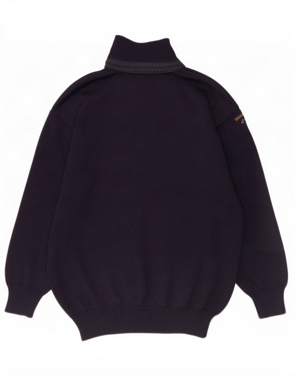 Paul & Shark Herre BRETAGNE Polo Neck Jumper Sweater XL Navy Blue