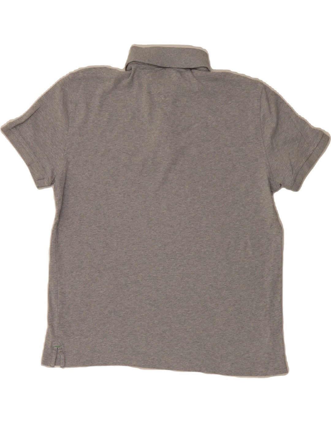 TOMMY HILFIGER Mens Custom Fit Polo Shirt Large Grey Cotton Vintage Tommy Hilfiger and Second-Hand Tommy Hilfiger from Messina Hembry 