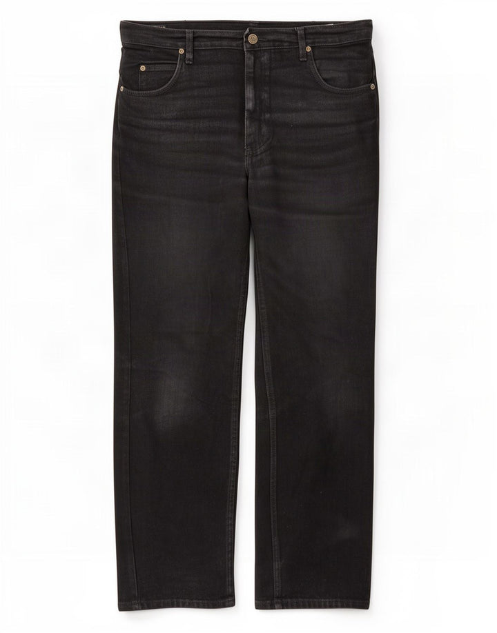 Lee Mens Brooklyn Comfort Straight Jeans W36 L32 Sort Bomuld