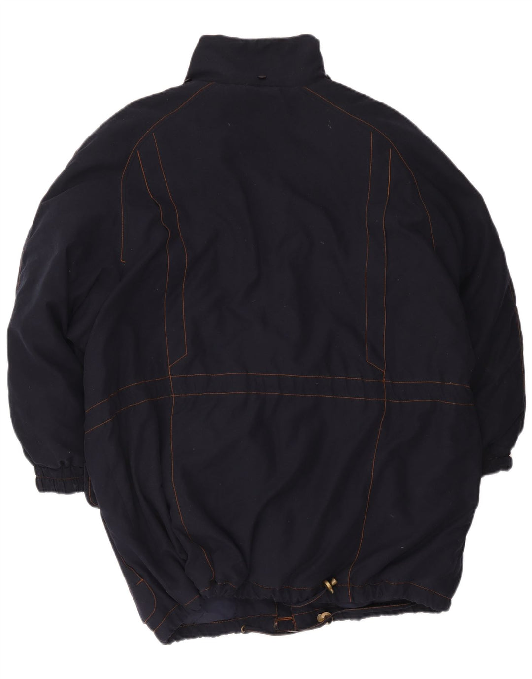 Daunen Dame Polstret Jakke EU 46 XL Navy Blue Polyester