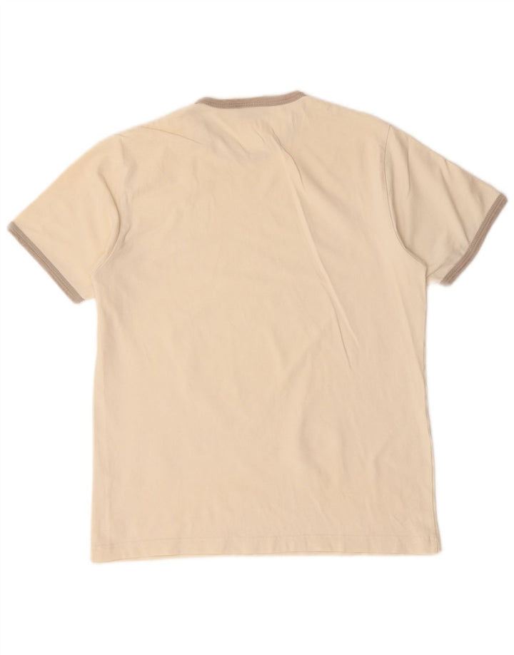 Replay Dame T-Shirt Top UK 12 Medium Off White