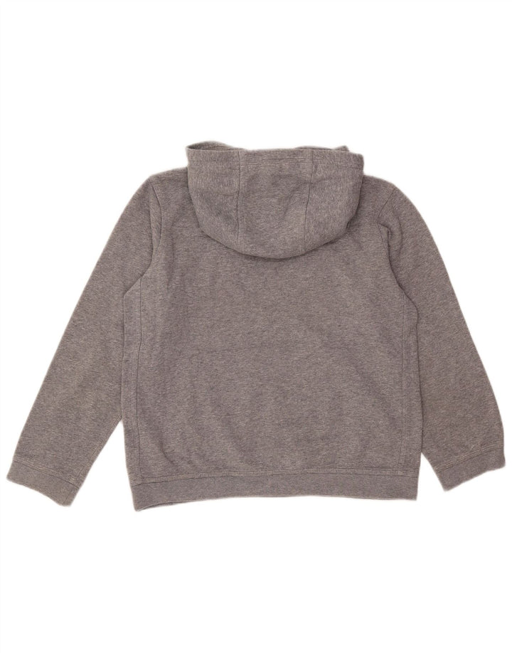 NIKE Standard Fit hættetrøje til drenge 12-13 år Stor grå bomuld