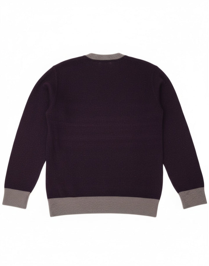 North Sails Drenge V-hals sweater 11-12 år Lilla Uld