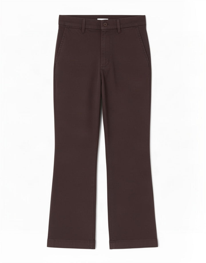 Zara Dame Bootcut Casual Bukser Small W26 L26 Sort