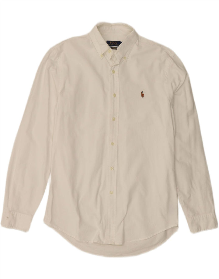 Polo Ralph Lauren Herre Slim Fit skjorte Medium hvid bomuld
