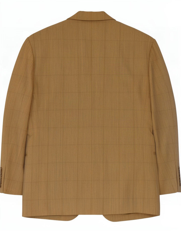 Ferre Herre 2-knaps blazerjakke IT 52 XL Beige Ternet Virgin Wool