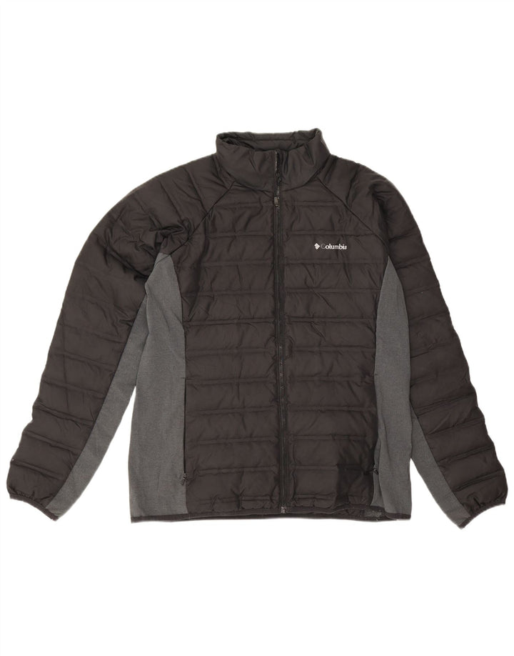 Columbia Polstret jakke til mænd UK 40 Large Black Colourblock Polyester