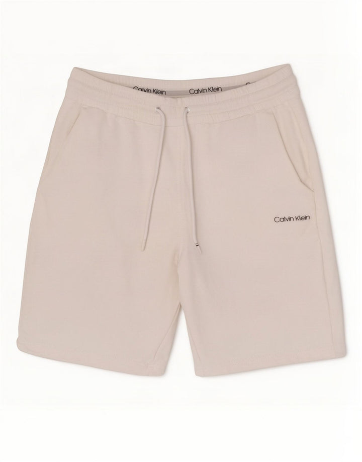 Calvin Klein Herre Sportshorts Stor Hvid Bomuld