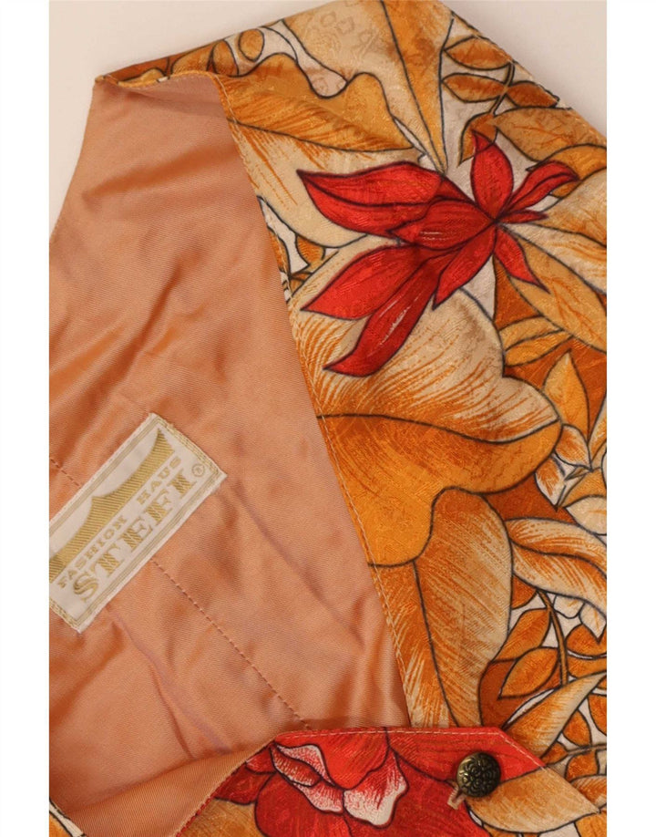 Vintage damevest UK 10 Small Multicolored Floral