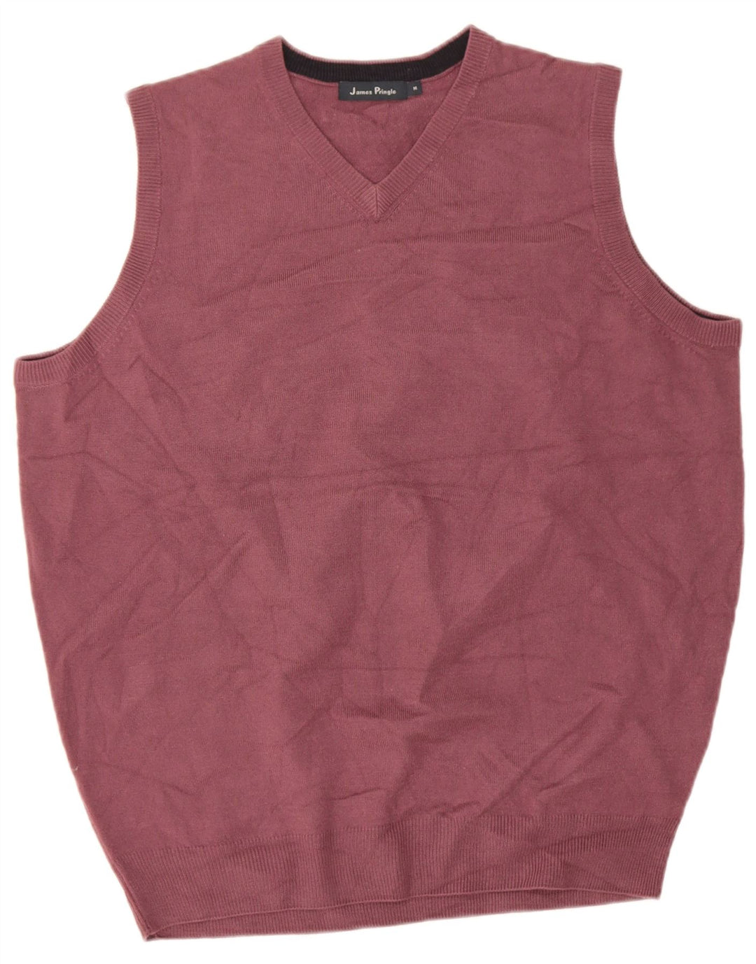 James Pringle Herrevest Tank Top Medium Burgundy Akryl