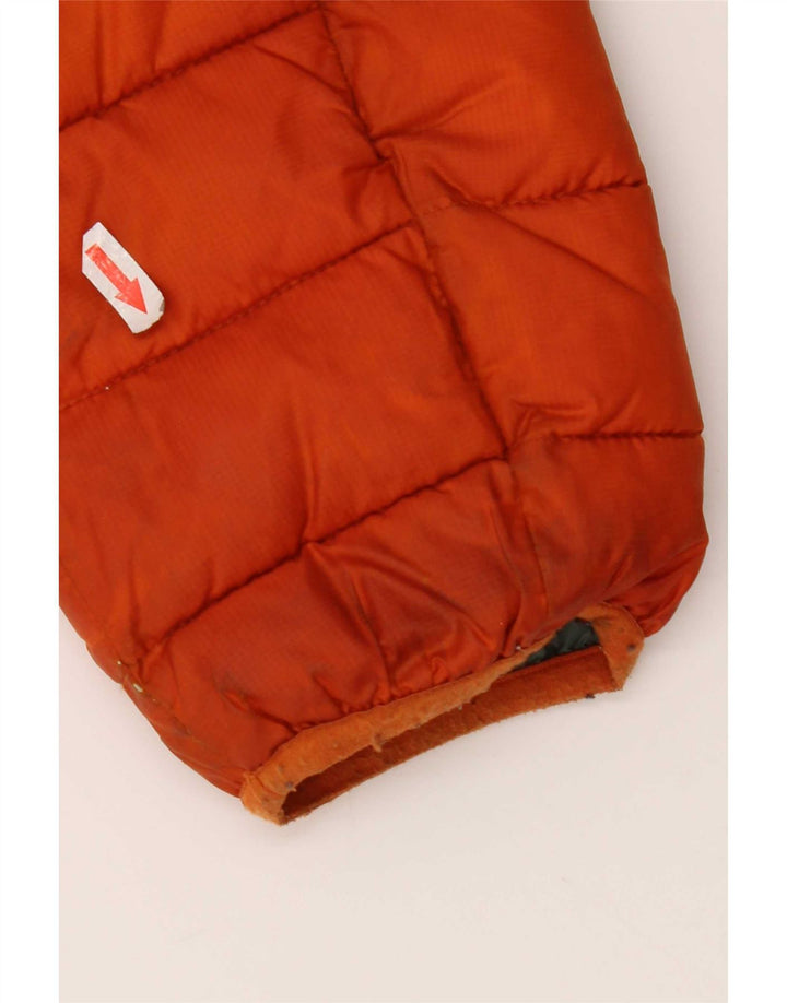North Sails Herre hættepolstret jakke UK 40 Large Orange Polyester