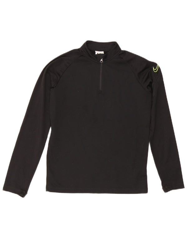 Nike Boys Dri Fit Grafisk Pullover træningsdragt Top 10-11 år Medium Sort