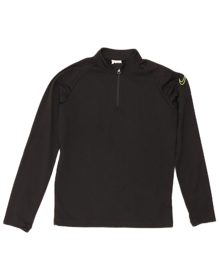 Nike Boys Dri Fit Grafisk Pullover træningsdragt Top 10-11 år Medium Sort