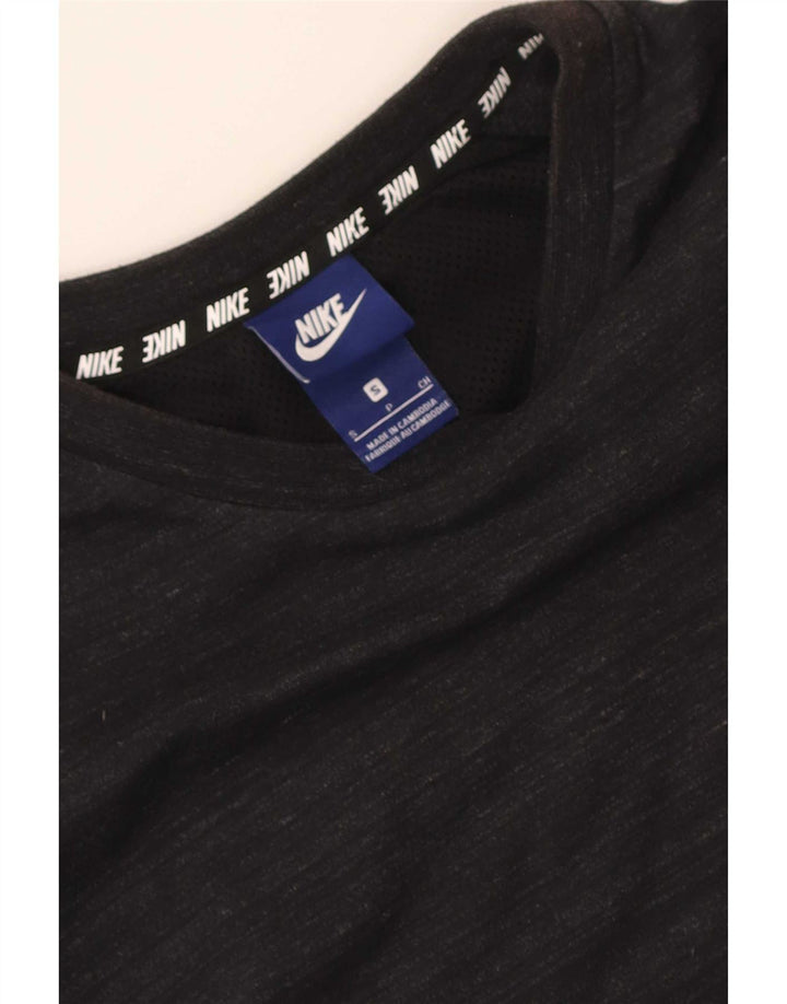 Nike T-shirt top til mænd, lille grå flækket
