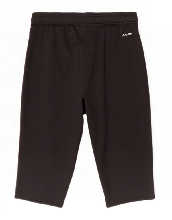 Adidas Womens Climalite Bermuda Sports Shorts UK 10 Small Black Polyester