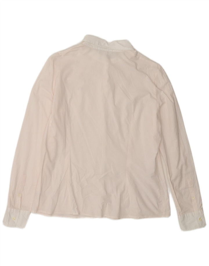 LACOSTE Dameskjorte str. 44 Large Pink Pinstripe