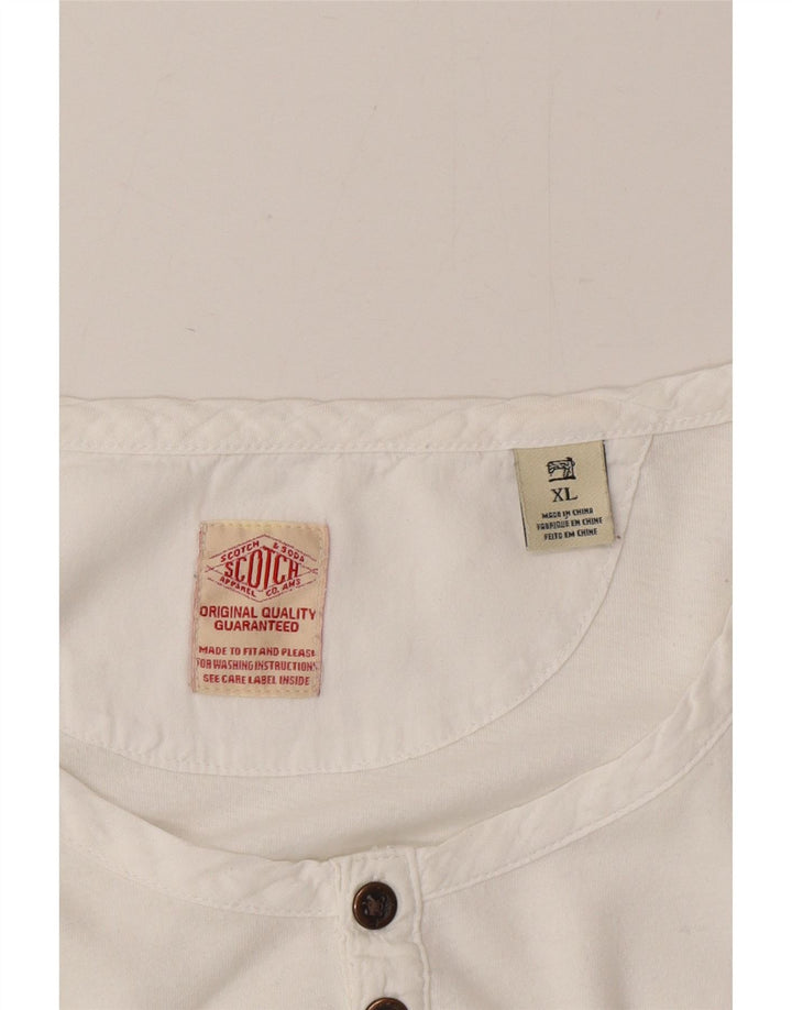 Scotch & Soda Dame Top Langærmet UK 18 XL Hvid