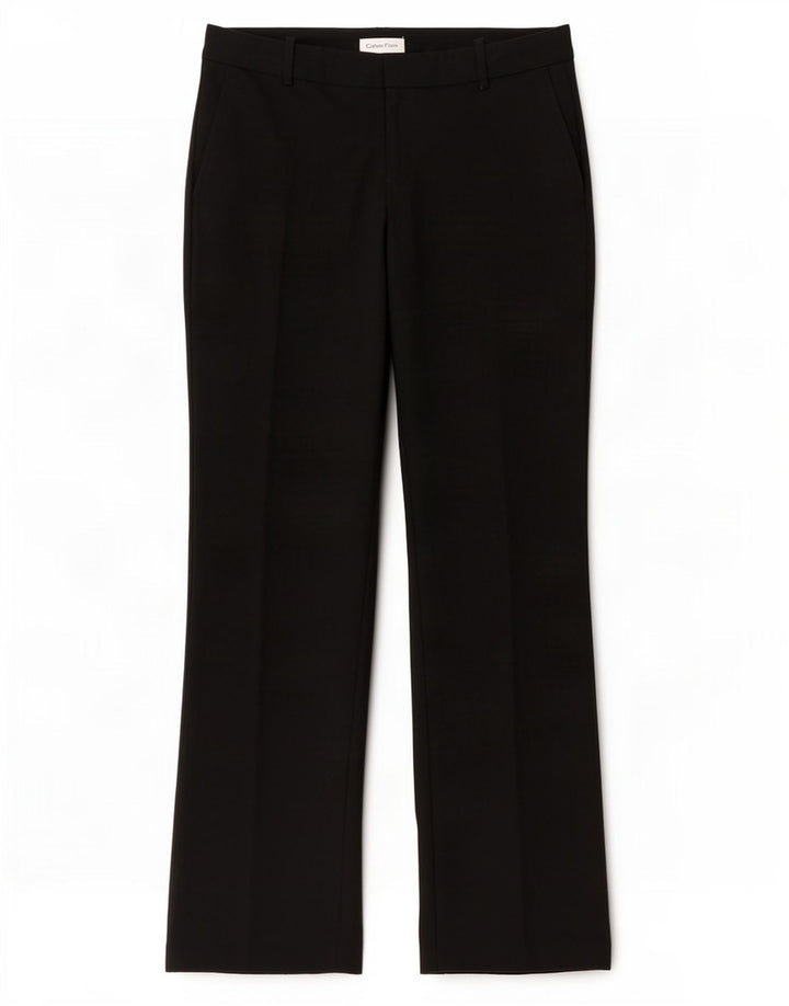 Calvin Klein Dame Bootcut Suit Bukser W32 L30 Sort Polyester