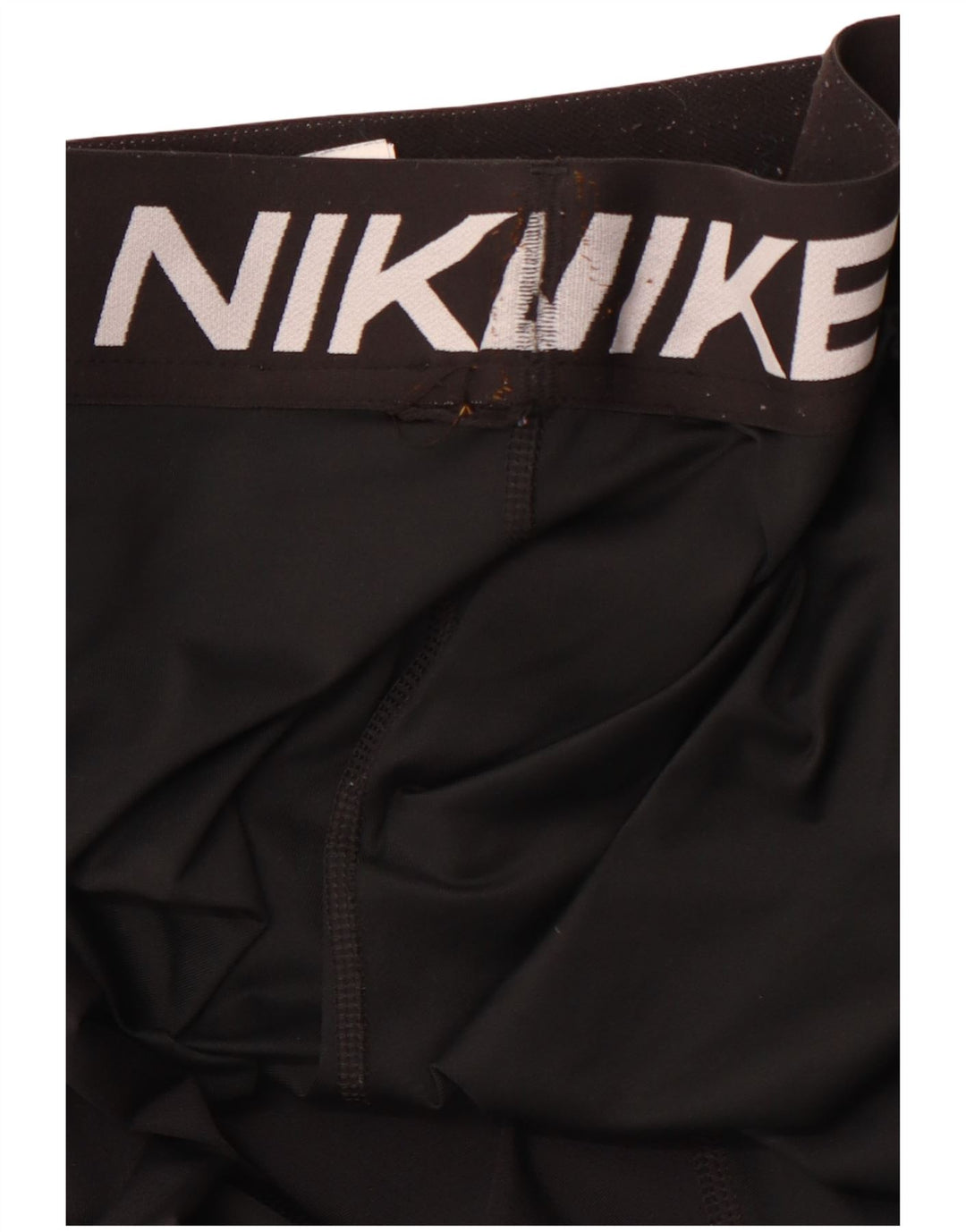 NIKE Dri Fit grafiske leggings til kvinder UK 8 Lille sort polyester