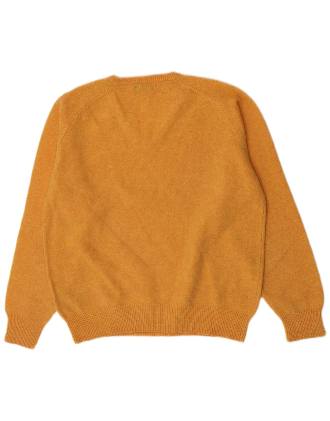 Kappa Dame V-hals sweater UK 16 Large Orange Virgin Wool