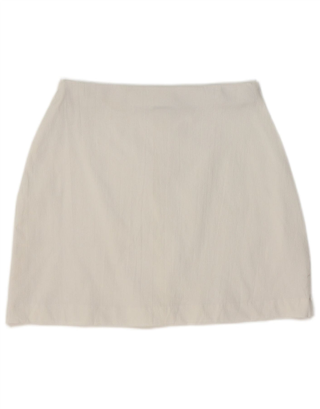 ZARA Womens High Waist Mini Skirt Large W30  White