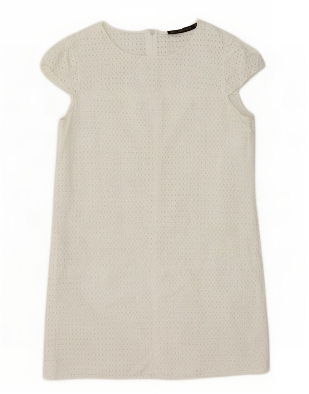 Zara Womens Shift Dress UK 12 Medium White