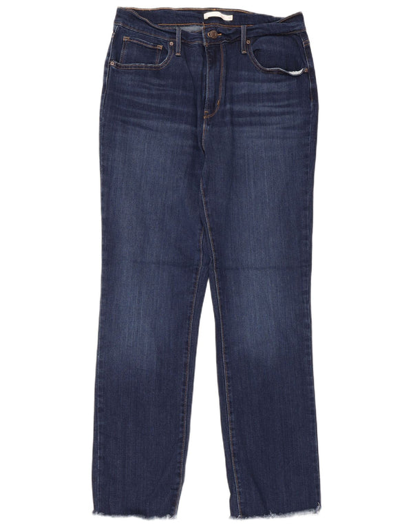 Levi's Womens 724 Højtaljede lige jeans W32 L32 Blå
