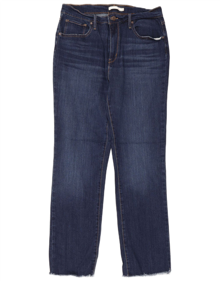 Levi's Womens 724 Højtaljede lige jeans W32 L32 Blå