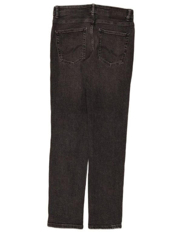 Jack & Jones Boys GLENN Slim Jeans 12-13 år W26 L29 Grå Bomuld