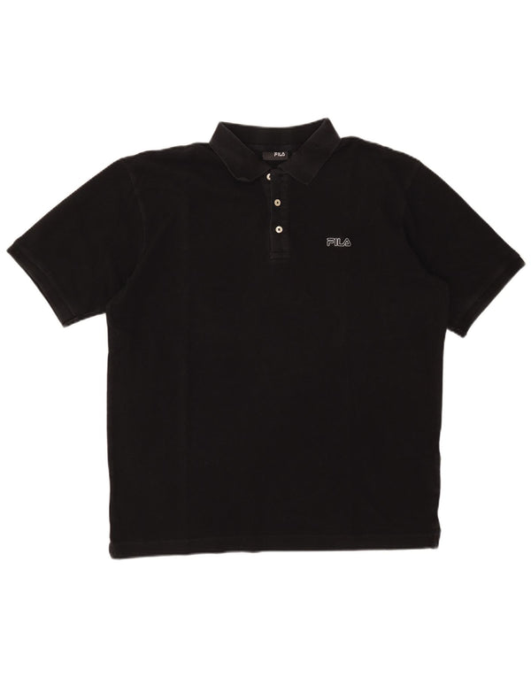 Fila Herre poloshirt XL Sort bomuld