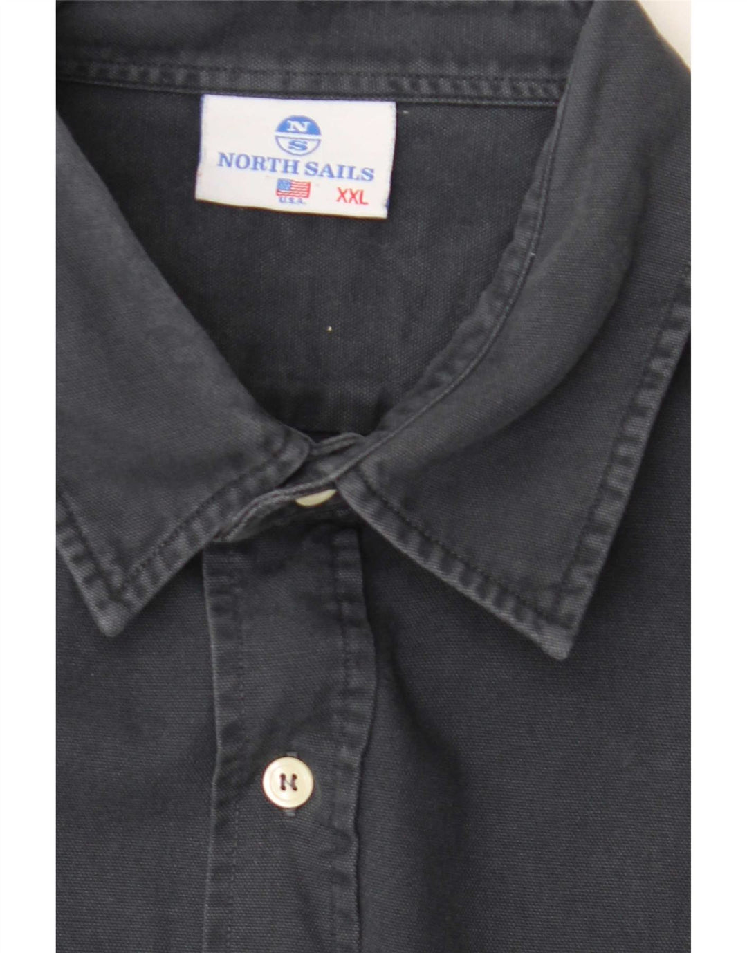 North Sails Herre grafisk skjorte 2XL Sort