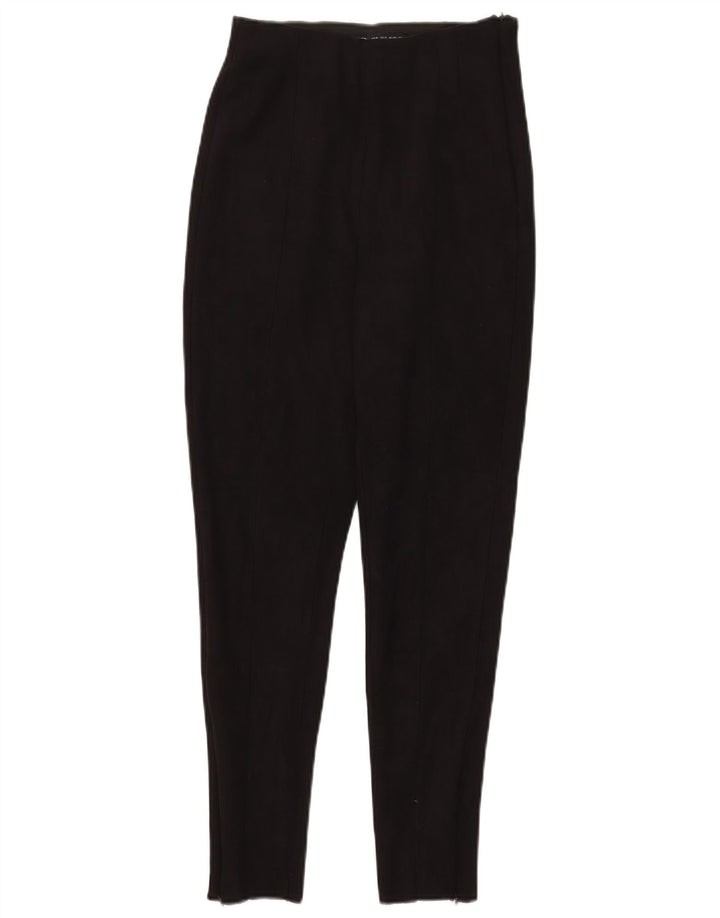 Zara Dame Slim Cropped Bukser Medium W28 L26 Sort