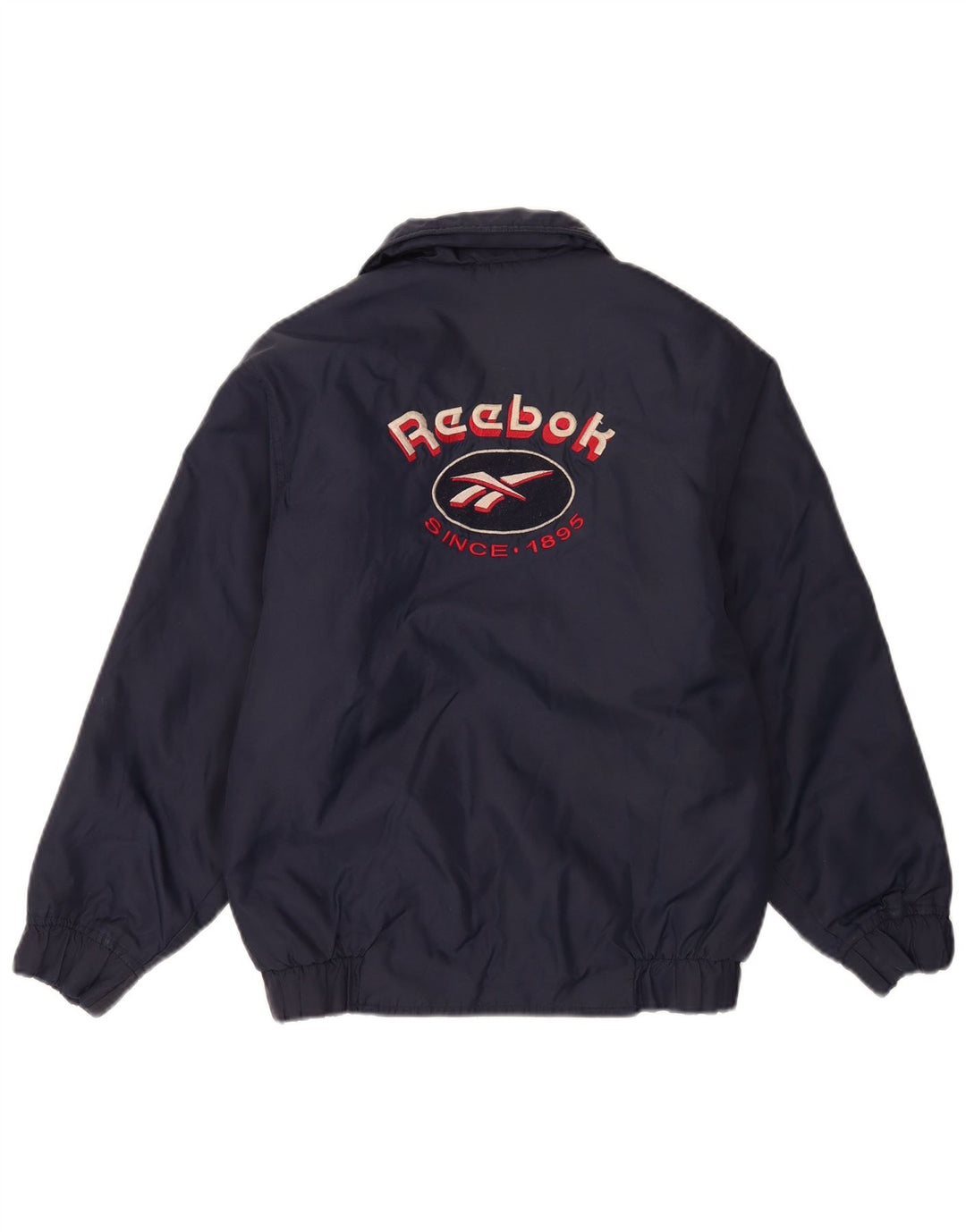 Reebok Boys grafisk bomberjakke 13-14 år marineblå nylon