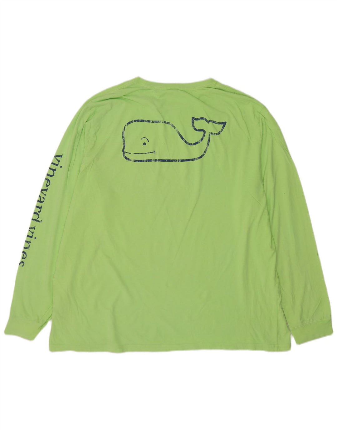 Vineyard Vines Herre Grafisk Top Langærmet 2XL Grøn Bomuld