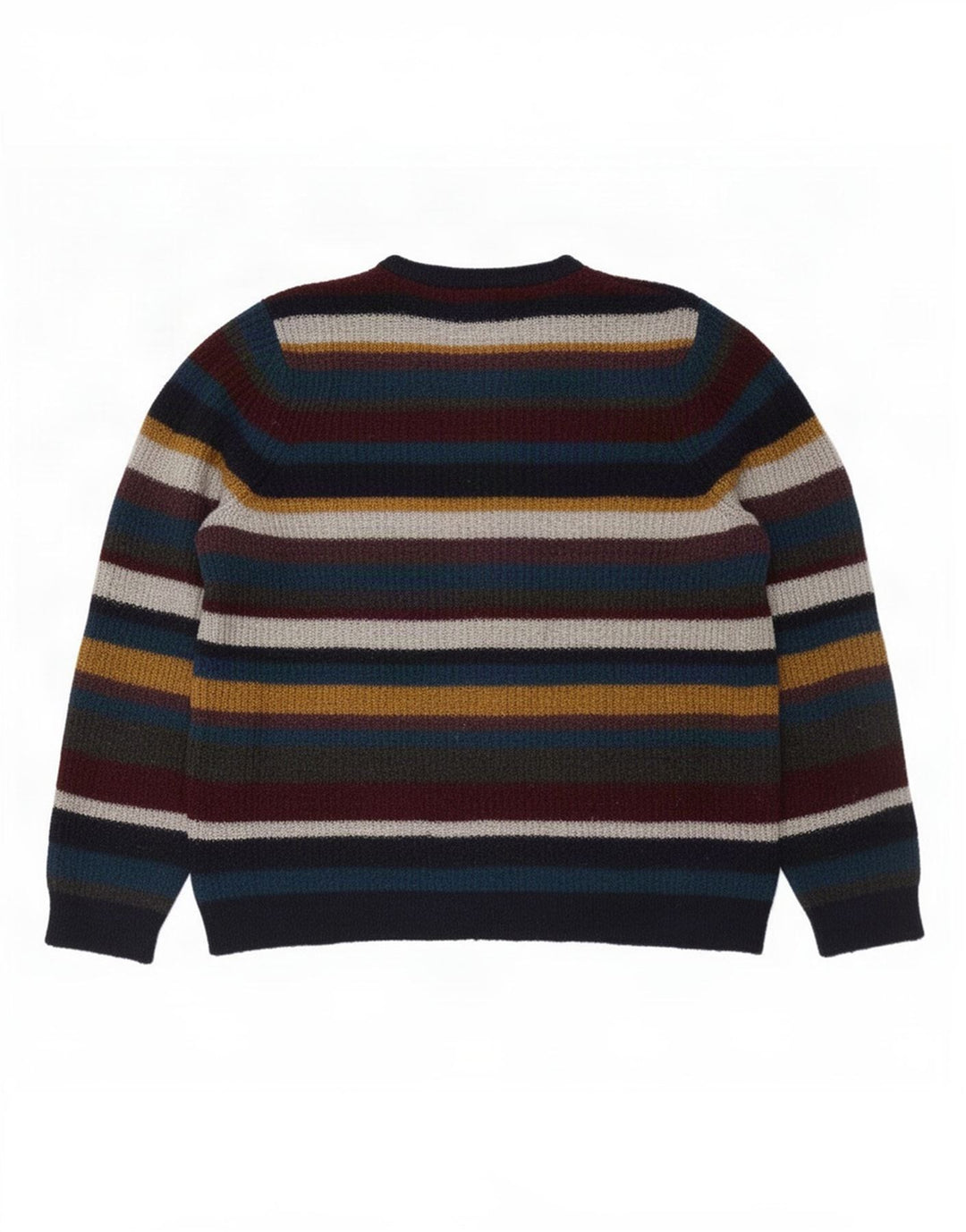 Marks & Spencer Herretrøjetrøje med rund hals, medium flerfarvet stribet