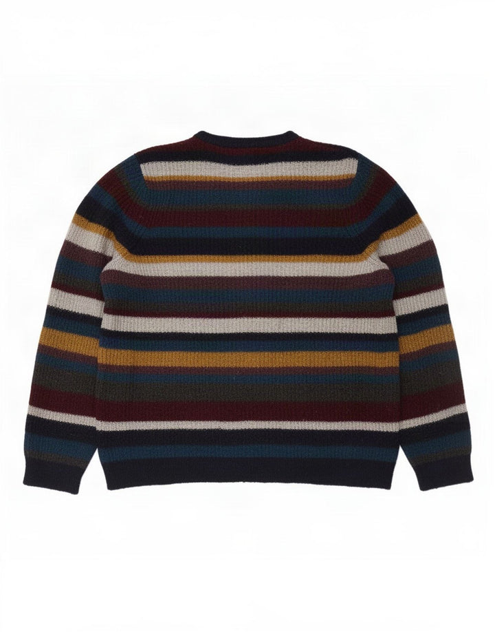 Marks & Spencer Herretrøjetrøje med rund hals, medium flerfarvet stribet