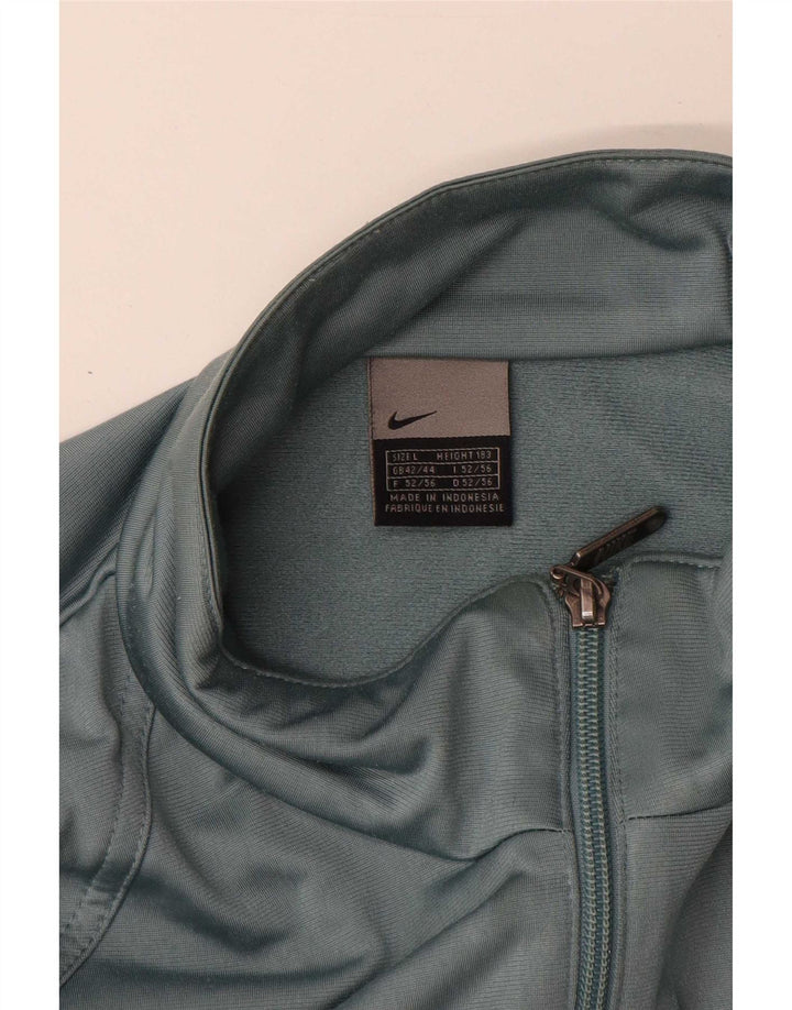 Nike Grafisk træningsdragt topjakke til mænd UK 42/44 Stor blå farveblok