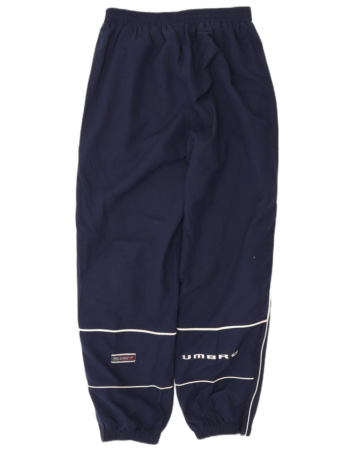 UMBRO Herre grafisk træningsdragt Bukser Joggers Large Navy Blue Polyester