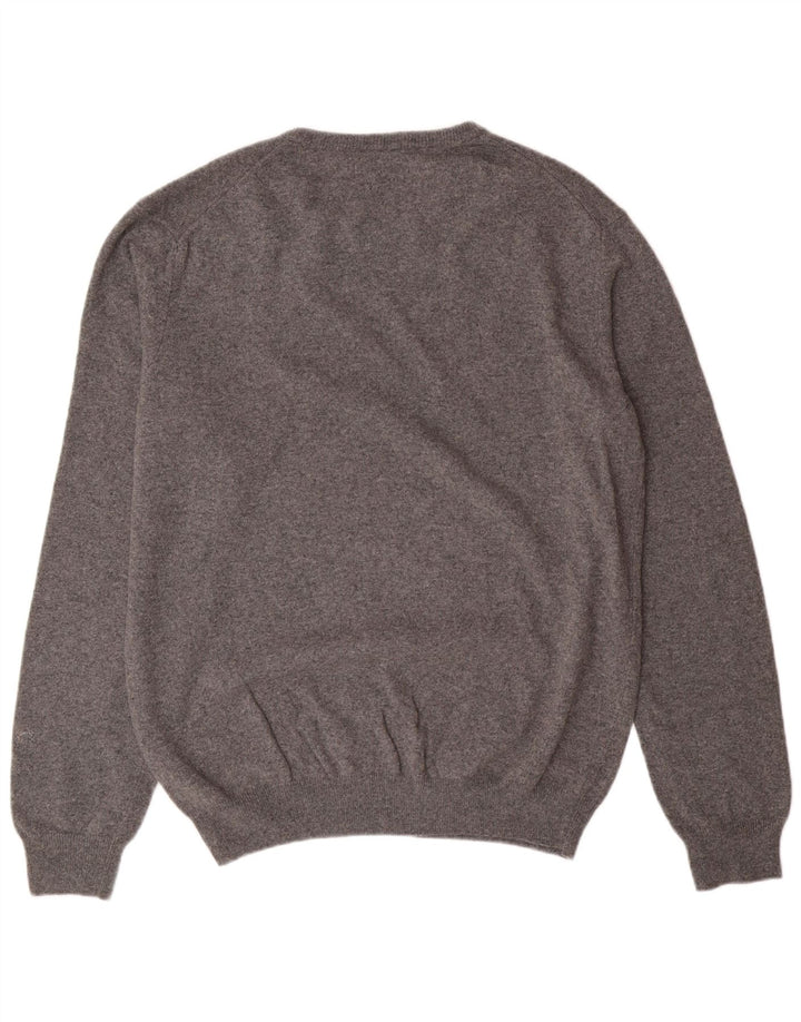 Trussardi Herre Crew Neck Jumper Sweater 2XL Grå Uld