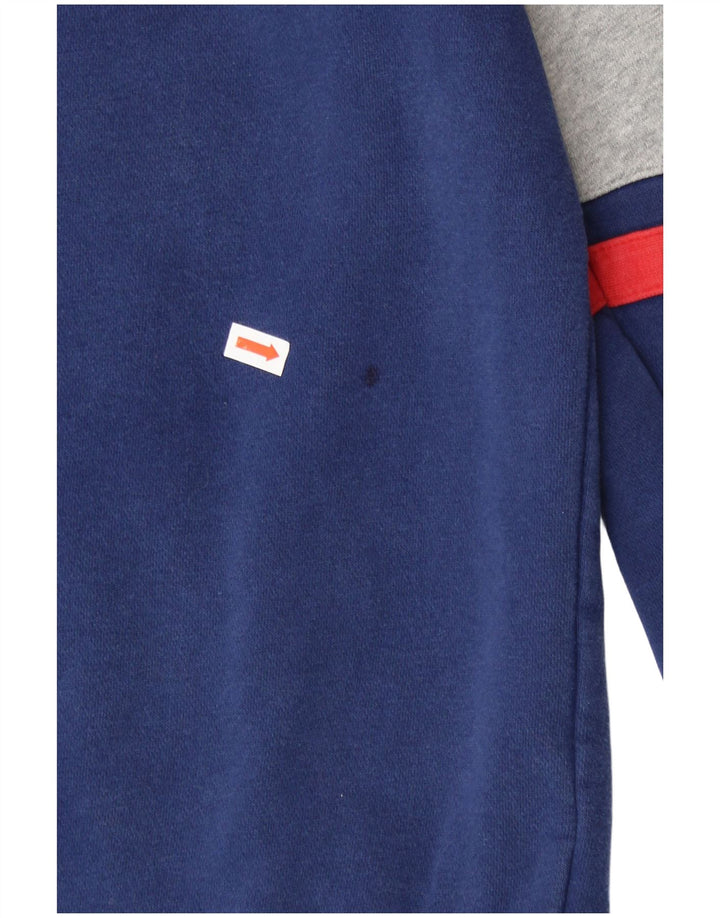 Nike Boys Air Zip Hoodie Sweater 13-14 år XL Blå Colourblock Bomuld
