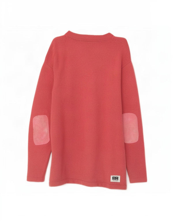 Laura Ashley Womens Longline Cardigan Sweater UK 14 Large Pink New Wool