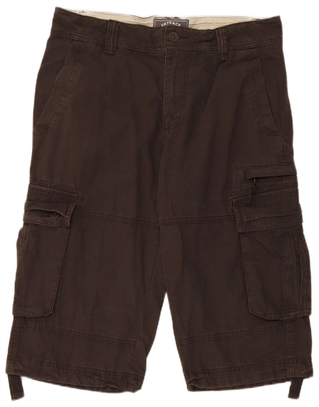 Fat Face Herre Cargo Bermuda Shorts W32 Medium Grey Bomuld