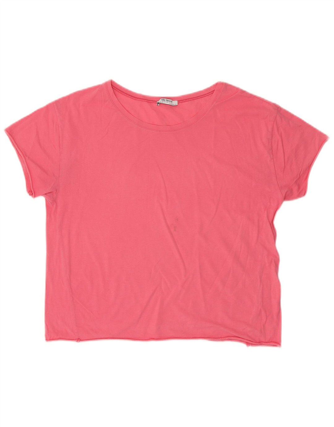 Zara Dame Trafaluc T-Shirt Top UK 14 Medium Pink
