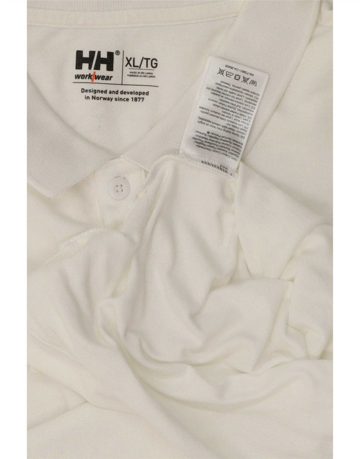 Helly Hansen Herre poloshirt XL Hvid Bomuld